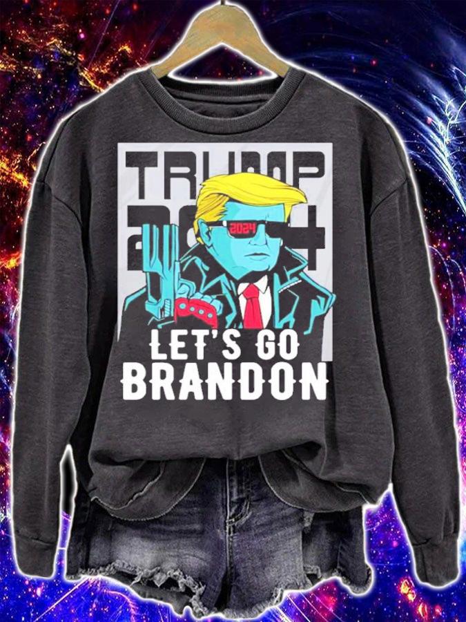 Let's Go Brandon Funny Trump 2024 Shirt t-shirt sweatshirt