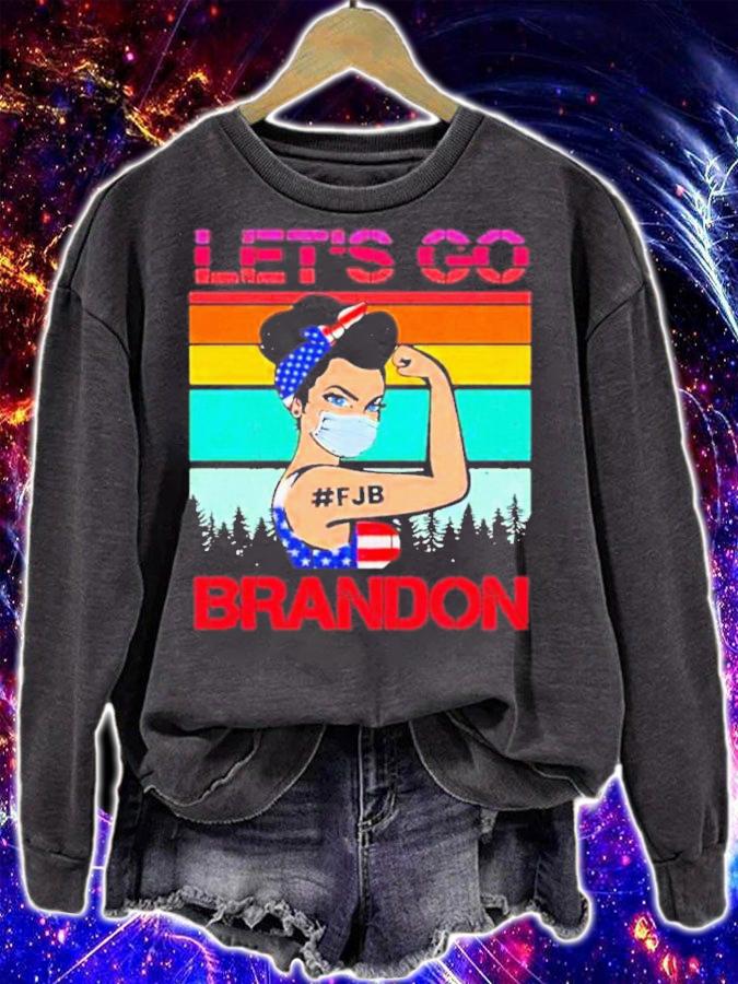 Let's Go Brandon Women Right Strong Vintage Shirt t-shirt sweatshirt