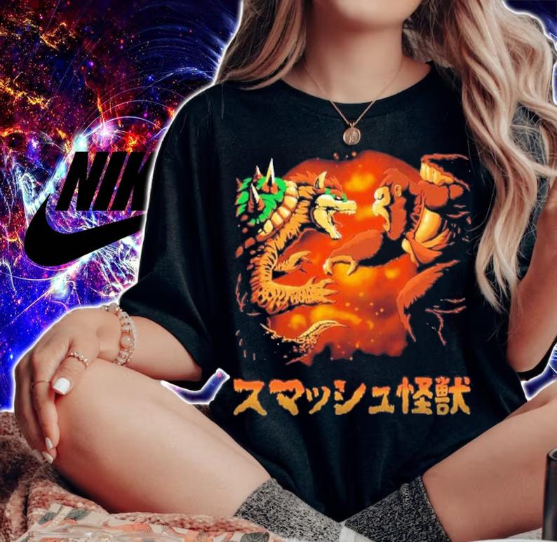 Mario Bowser Vs. Donkey Kong Shirt t-shirt woman shirt