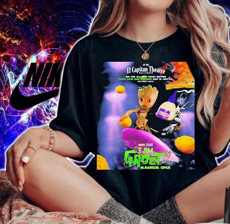 Marvel Studios I Am Groot Magnum Opus Shirt t-shirt woman shirt