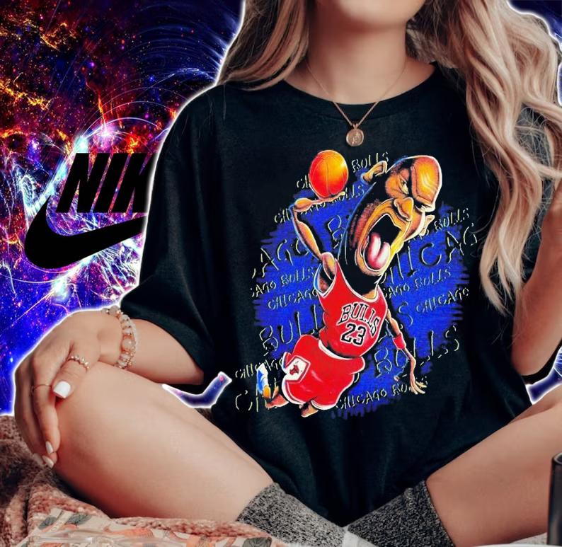 Michael Jordan Mj Jordan Chicago Bulls T-Shirt t-shirt woman shirt