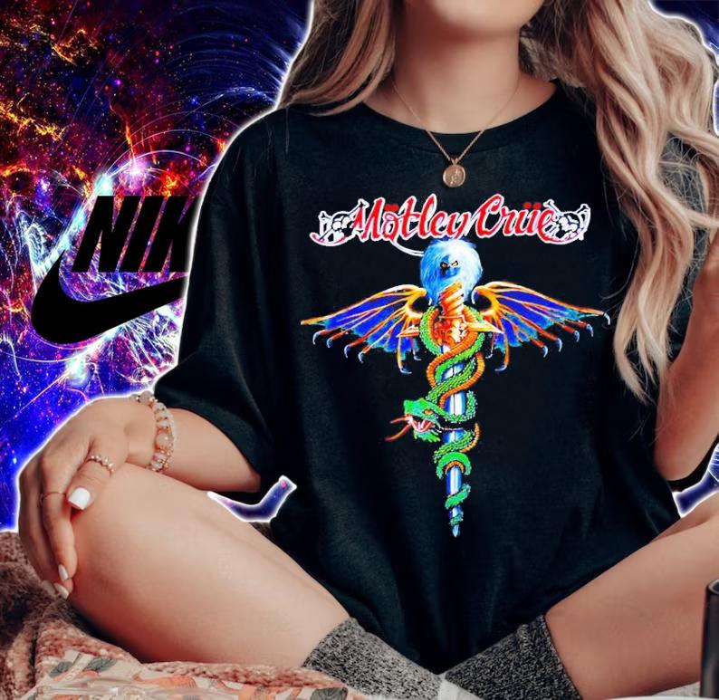 Motley Crue Bad Boys Rock Shirt t-shirt woman shirt