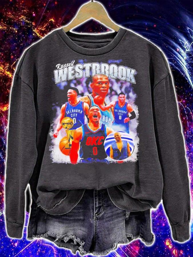 NBA Vintage 80s Russell Westbrook T-Shirt t-shirt sweatshirt