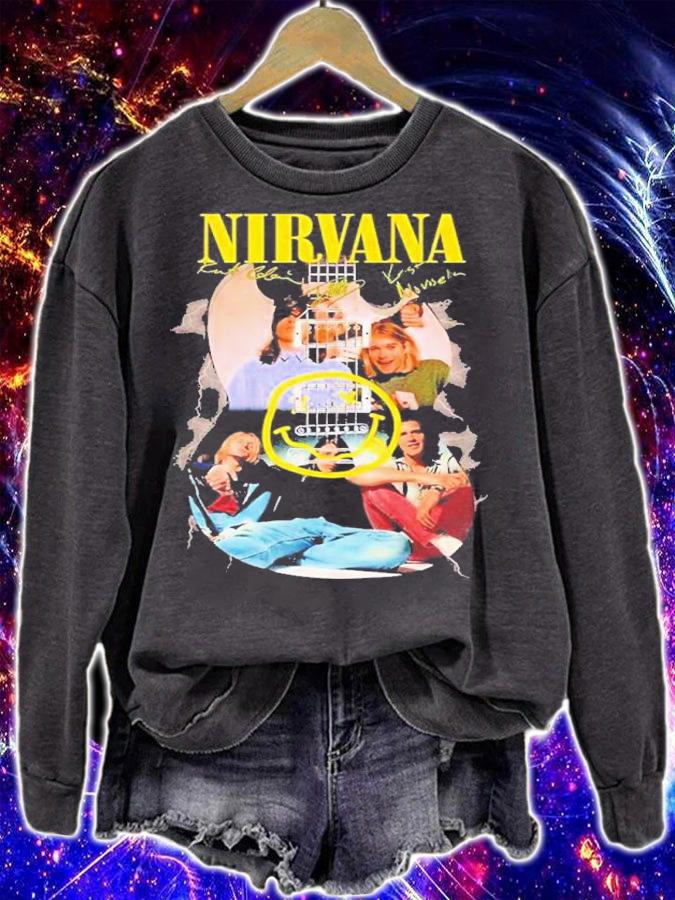 Nirvana Guitar Band Signatures Shirt t-shirt sweatshirt