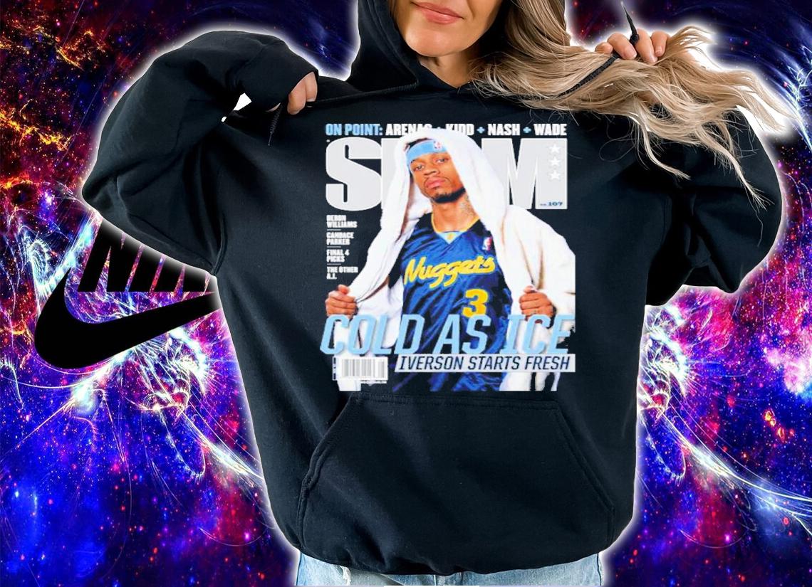 SLAM Allen Iverson Cold As Ice Iverson Starts Fresh Shirt t-shirt