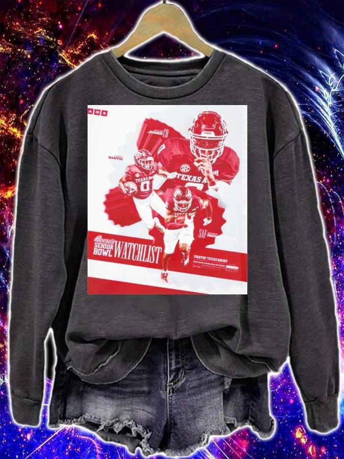 Three Aggies Snag Spots On Reese's Senior Bowl Watchlist Shirt t-shirt