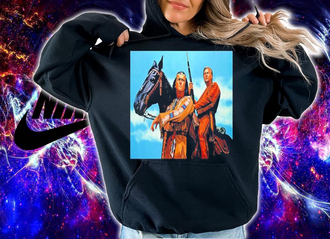 Winnetou and Old Shatterhand Painting shirt t-shirt