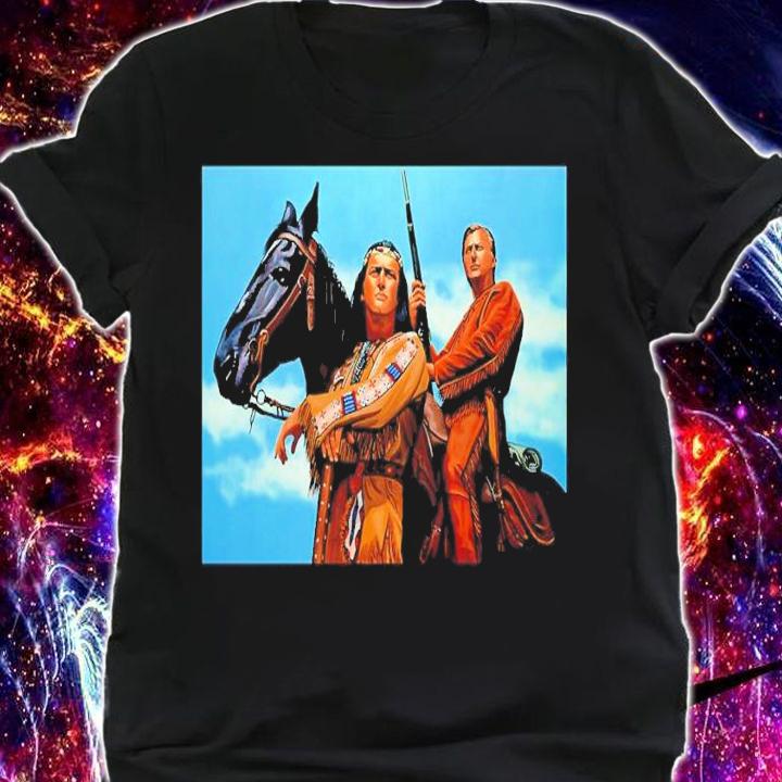 Winnetou and Old Shatterhand Painting shirt t-shirt