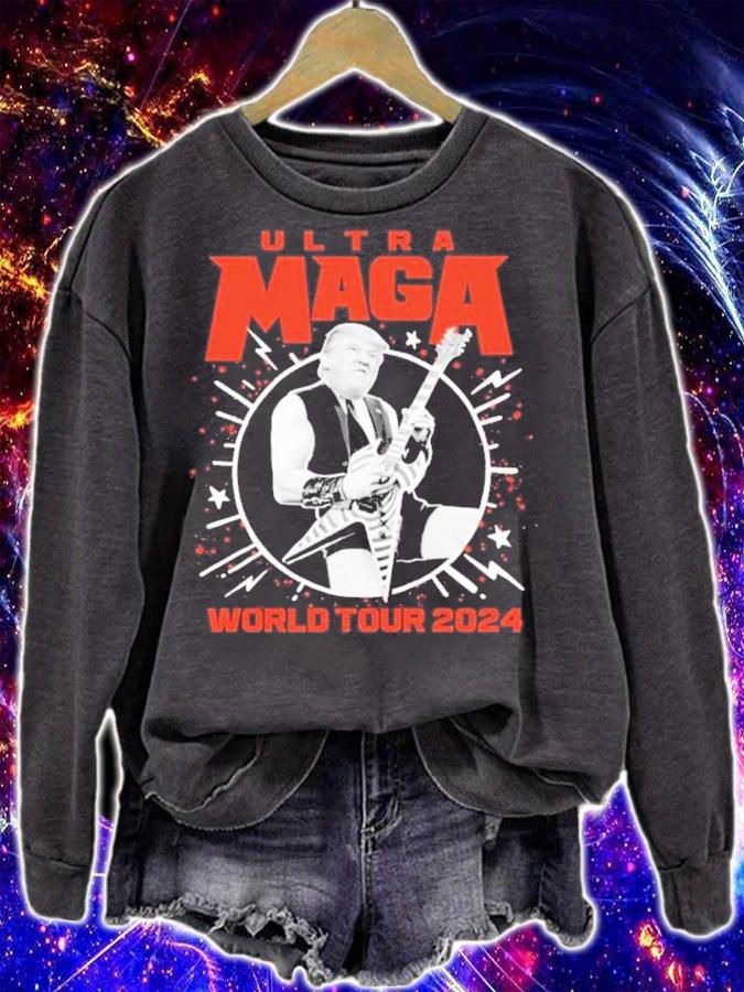 Ultra Maga King Trump 2024 Heavy Metal Shirt t-shirt sweatshirt