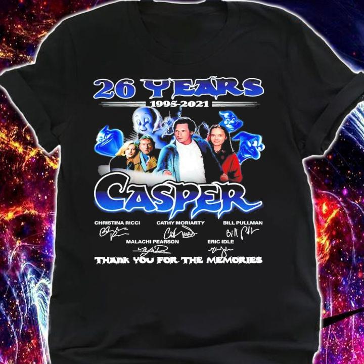 26 years 1995-2021 Casper signatures shirt t-shirt