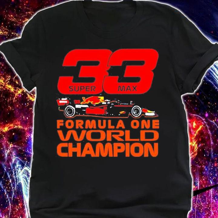 33 Super Max Verstappen F1 World Champion T-Shirt t-shirt