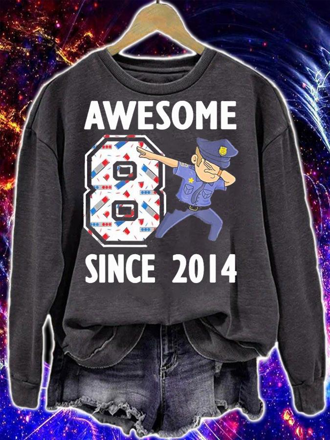 8Th Birthday Party Policeman Boy Police Officer T-Shirt t-shirt sweatshirt