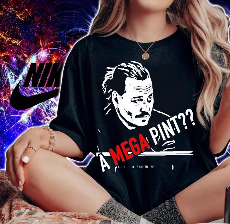 A Mega Pint Johnny Depp shirt t-shirt woman shirt