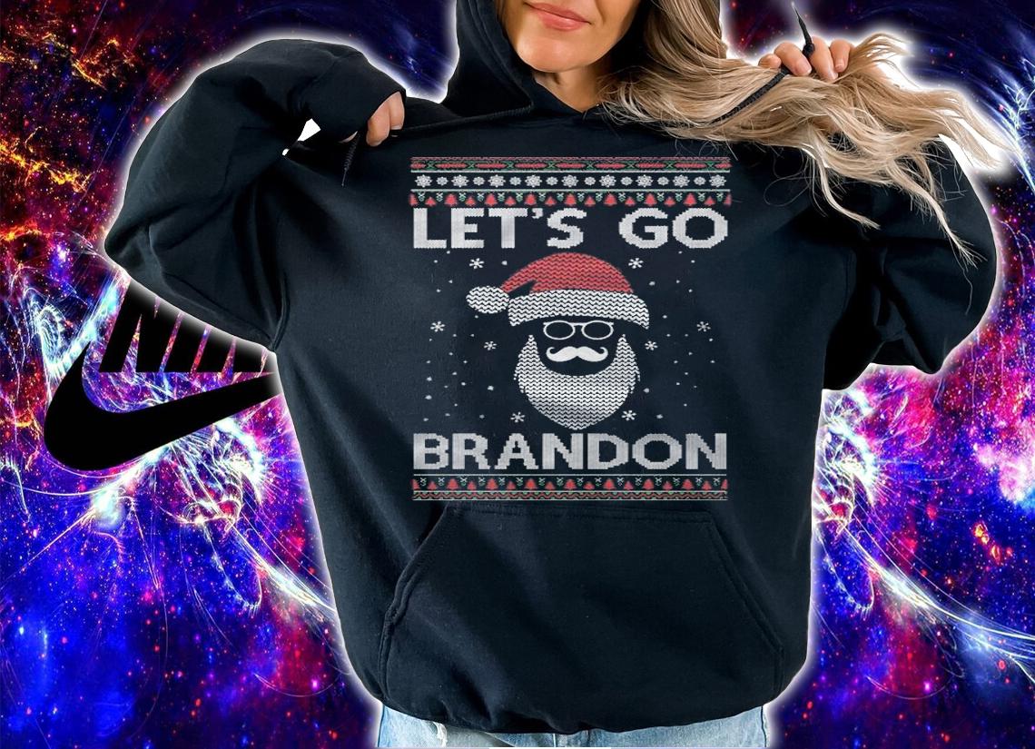 Anti President let's Go Brandon Biden Ugly Christmas T-Shirt t-shirt