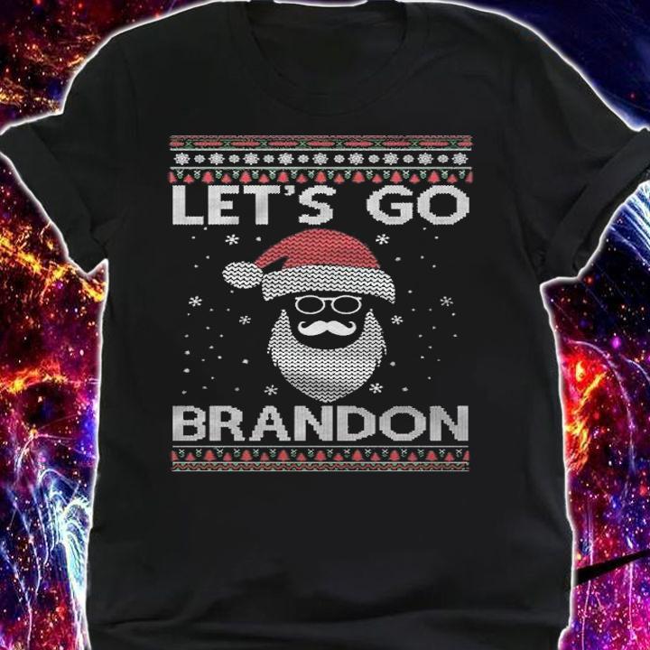Anti President let's Go Brandon Biden Ugly Christmas T-Shirt t-shirt