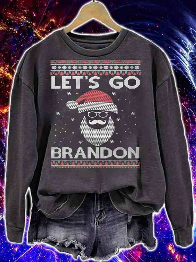 Anti President let's Go Brandon Biden Ugly Christmas T-Shirt t-shirt
