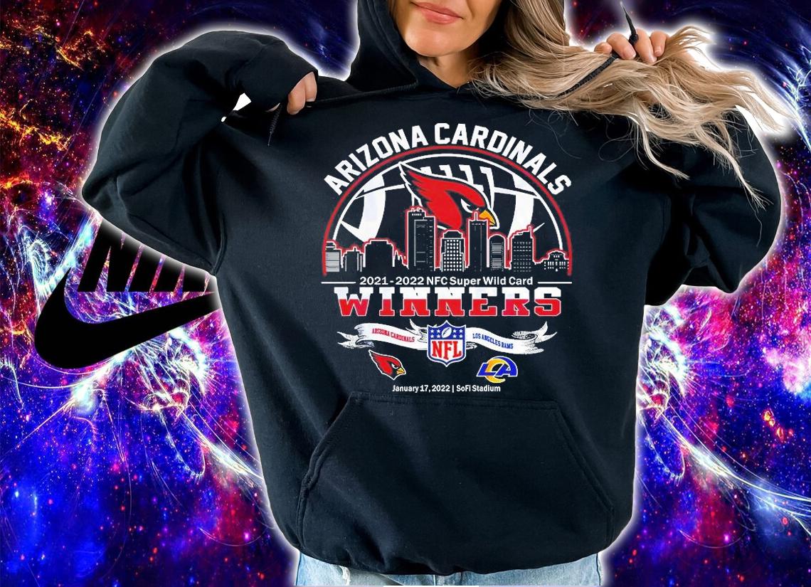 Arizona Cardinals 2021 2022 Nfc Super Wild Card Winners Arizona Cardinals Vs Los Angeles Rams T-Shirt t-shirt