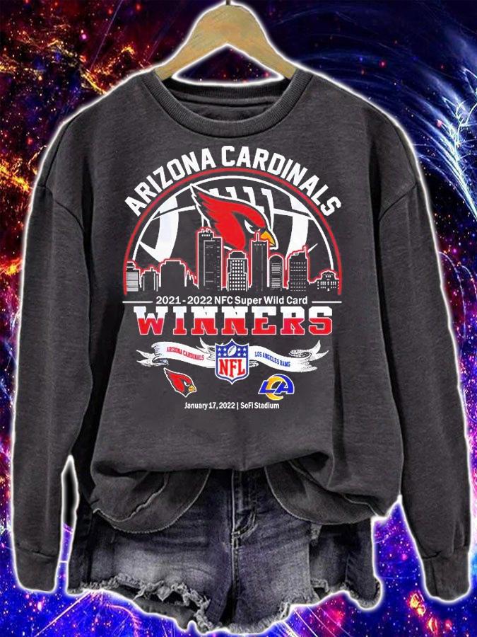 Arizona Cardinals 2021 2022 Nfc Super Wild Card Winners Arizona Cardinals Vs Los Angeles Rams T-Shirt t-shirt