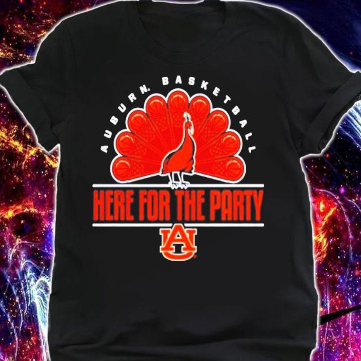 Auburn Tigers Peacock Here For The Party Shirt t-shirt shirt