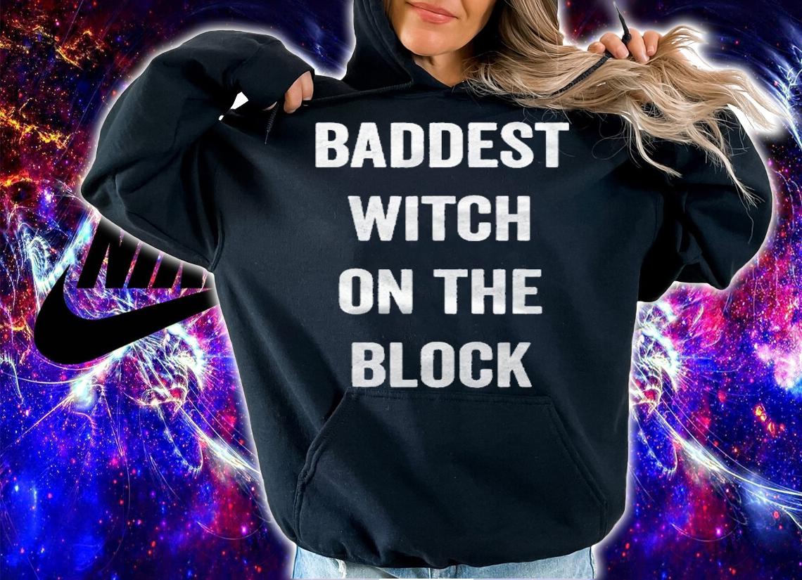Baddest Witch On The Block Shirt Halloween Costume Shirt t-shirt hoodie