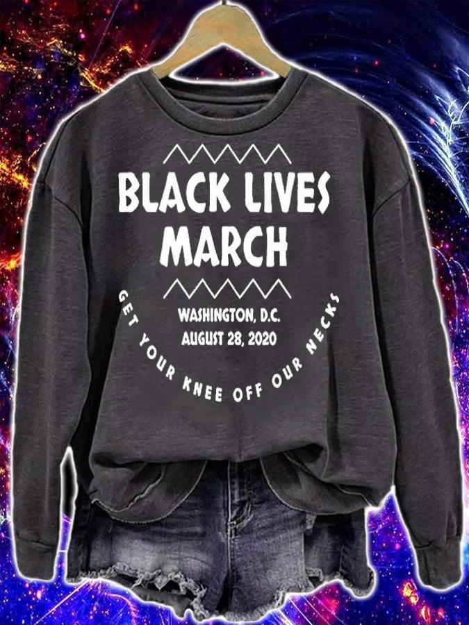 Black Lives March on Washington 2021 T-Shirt t-shirt sweatshirt