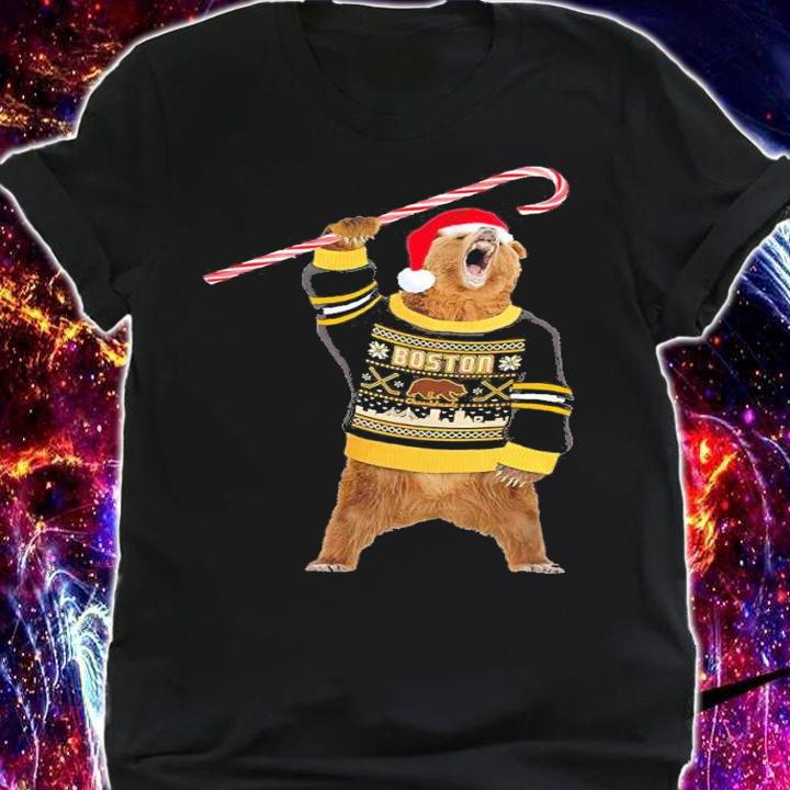 Boston Holiday Sweater Bear Shirt t-shirt shirt