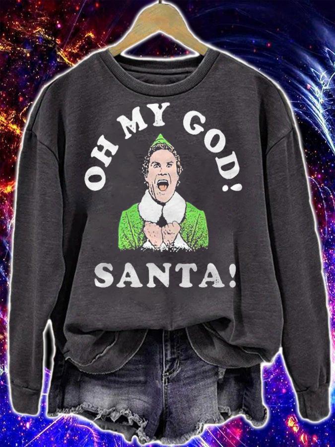 Buddy Elf Oh My God Santa Shirt t-shirt