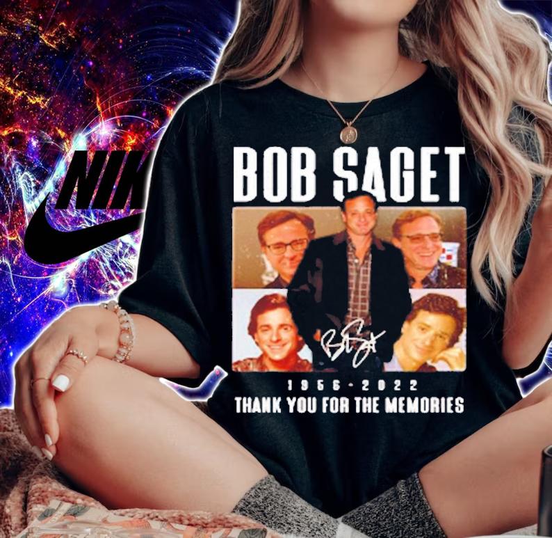 Bob Saget 1956 2022 Thank You For The Memories T-Shirt t-shirt