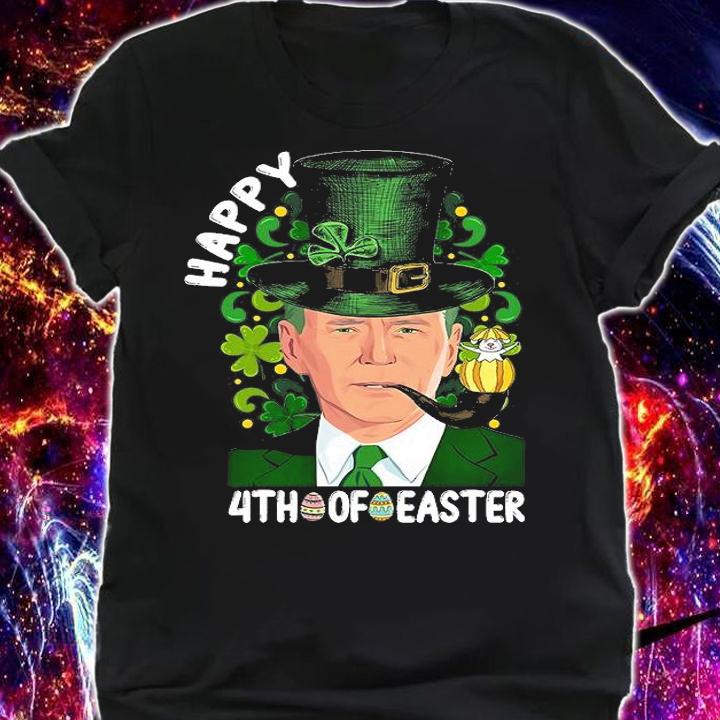 Happy 4th Of Easter Funny Joe Biden Confused St Patricks Day Design T-Shirt t-shirt shirt