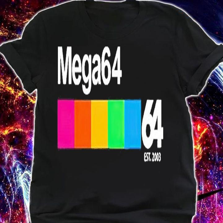 Mega64 64 est 2003 T-shirt t-shirt shirt