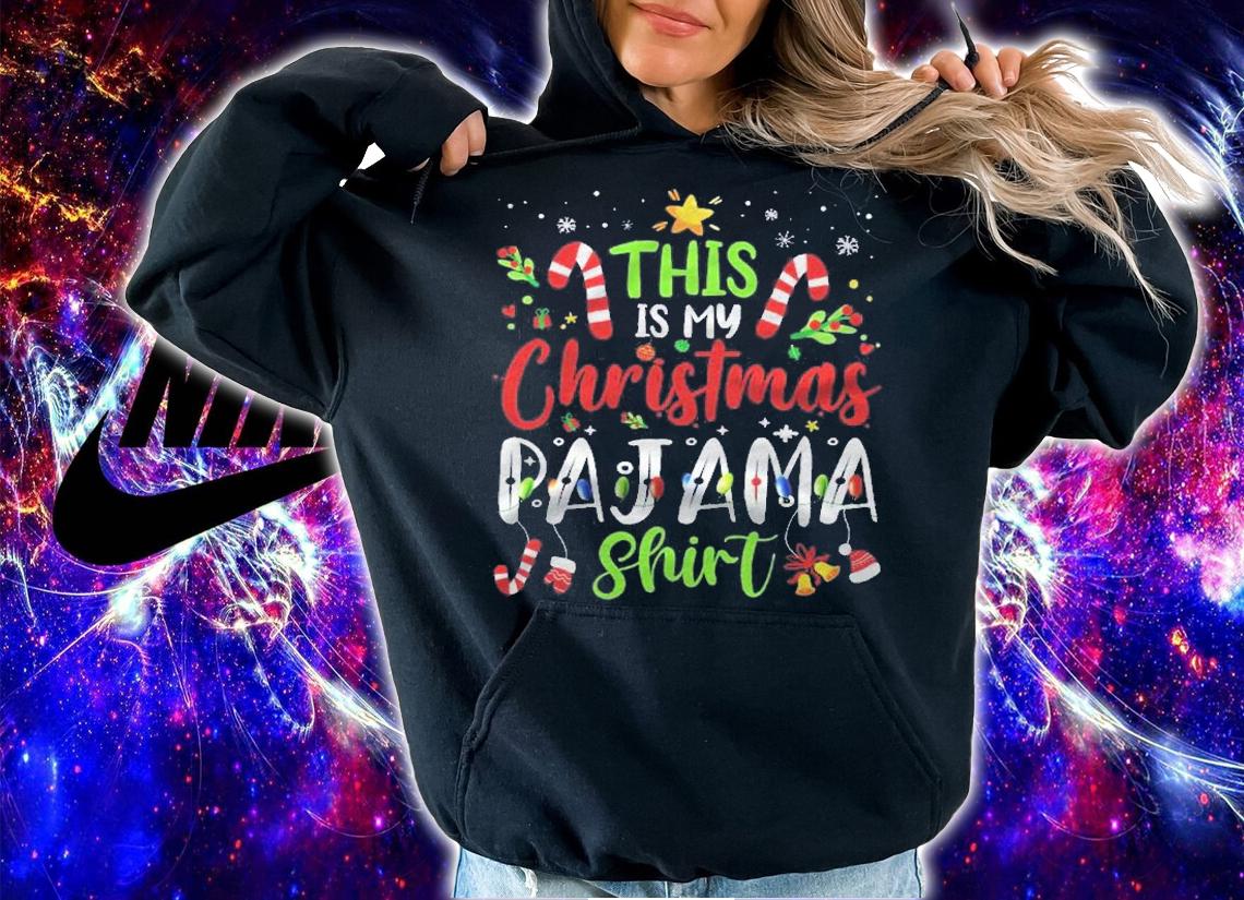 This Is My Christmas Pajama Shirt Funny Family Matching Xmas t-shirt