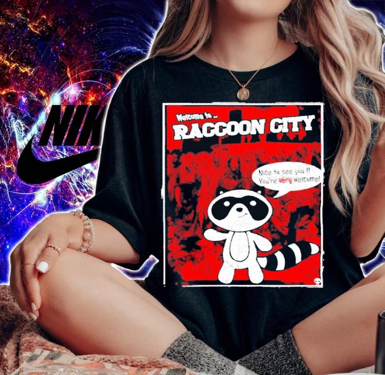 Welcome to Raccoon city shirt t-shirt woman shirt