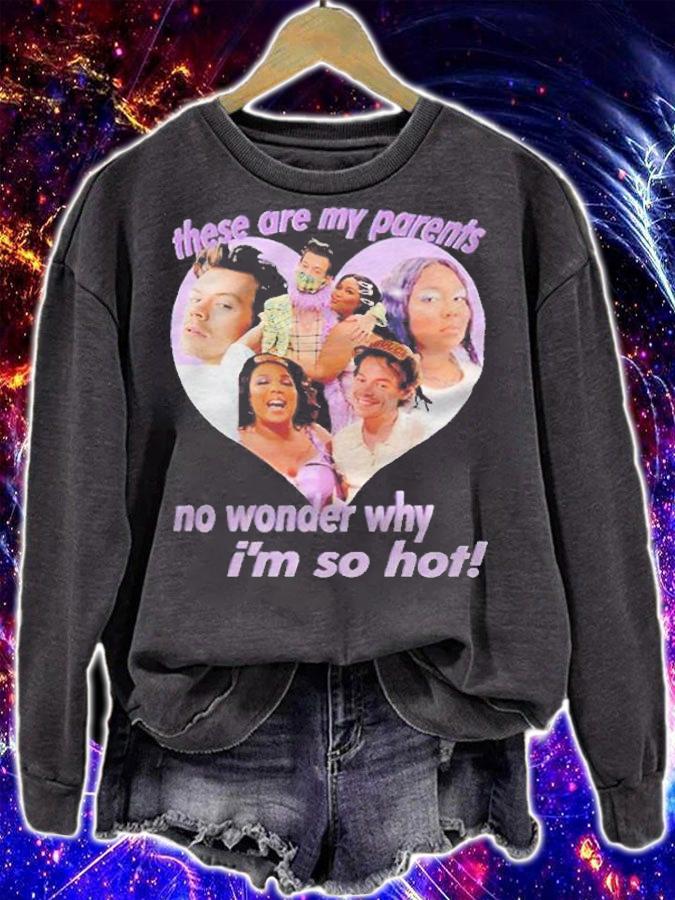 Harry and Lizzo these are my parents no wonder why I'm so hot T-shirt t-shirt