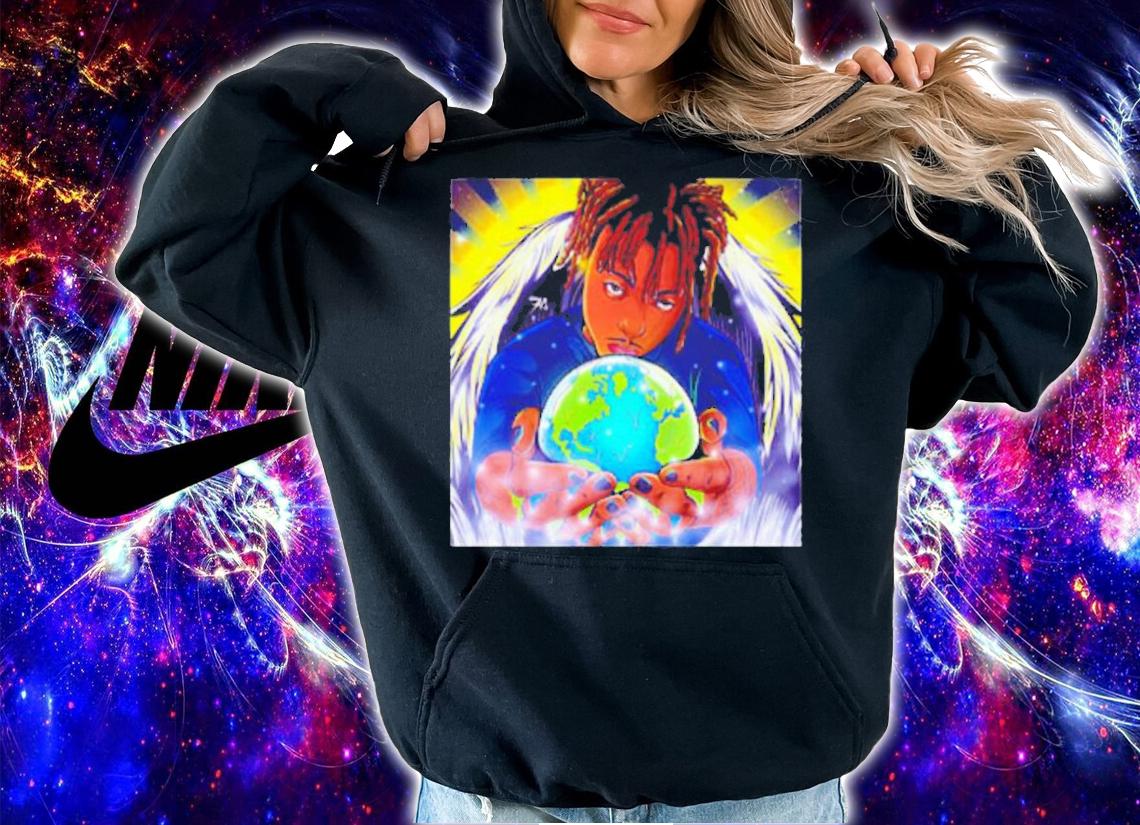 Juice Wrld Holding Earth Shirt t-shirt hoodie
