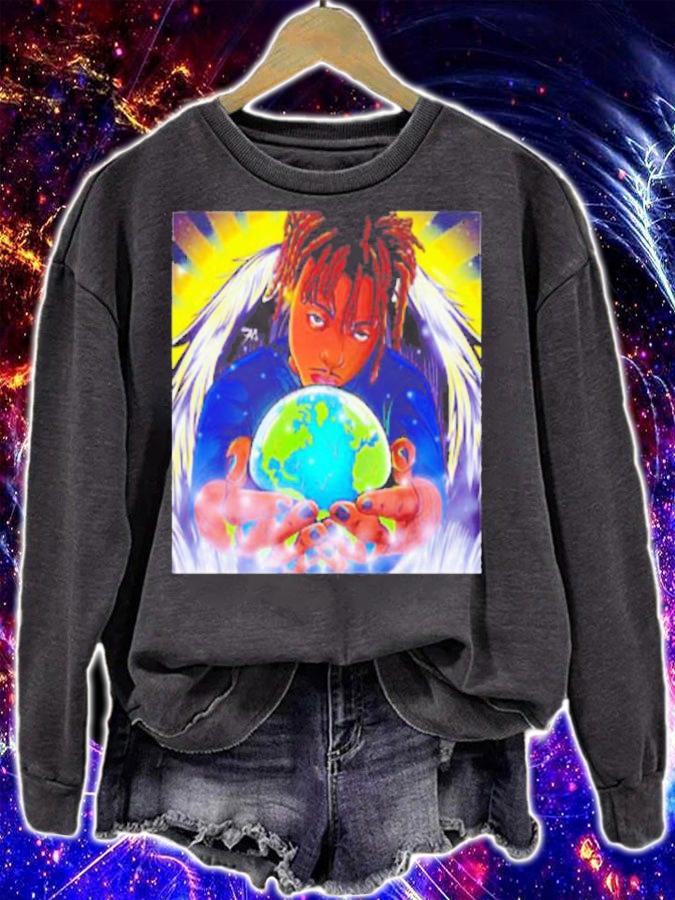 Juice Wrld Holding Earth Shirt t-shirt sweatshirt