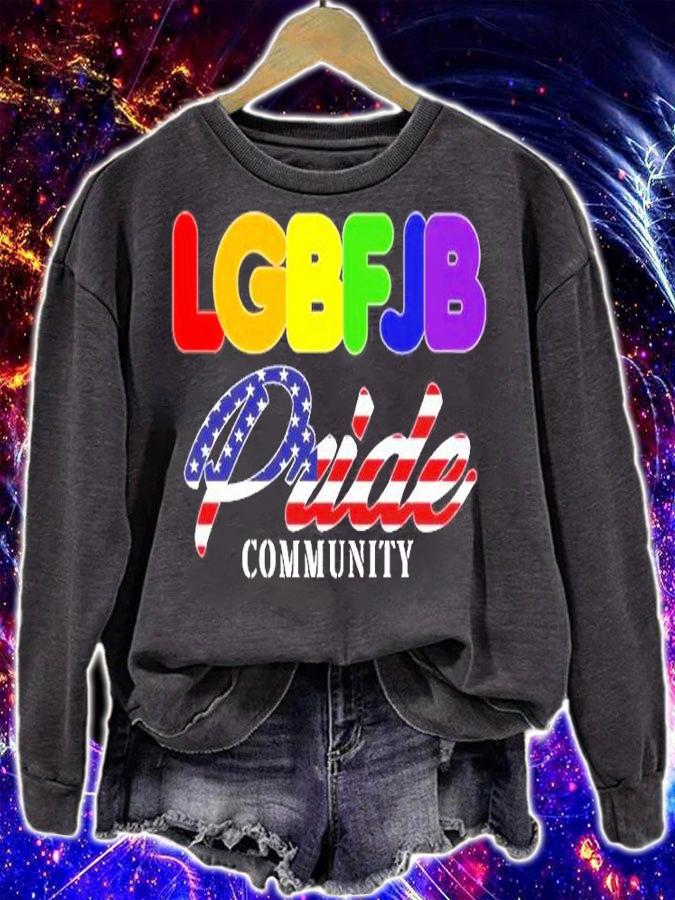 LGBTQ Pride Community Flag T-Shirt t-shirt sweatshirt
