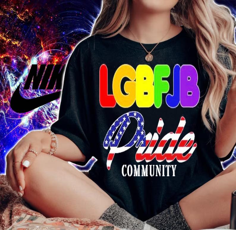 LGBTQ Pride Community Flag T-Shirt t-shirt woman shirt