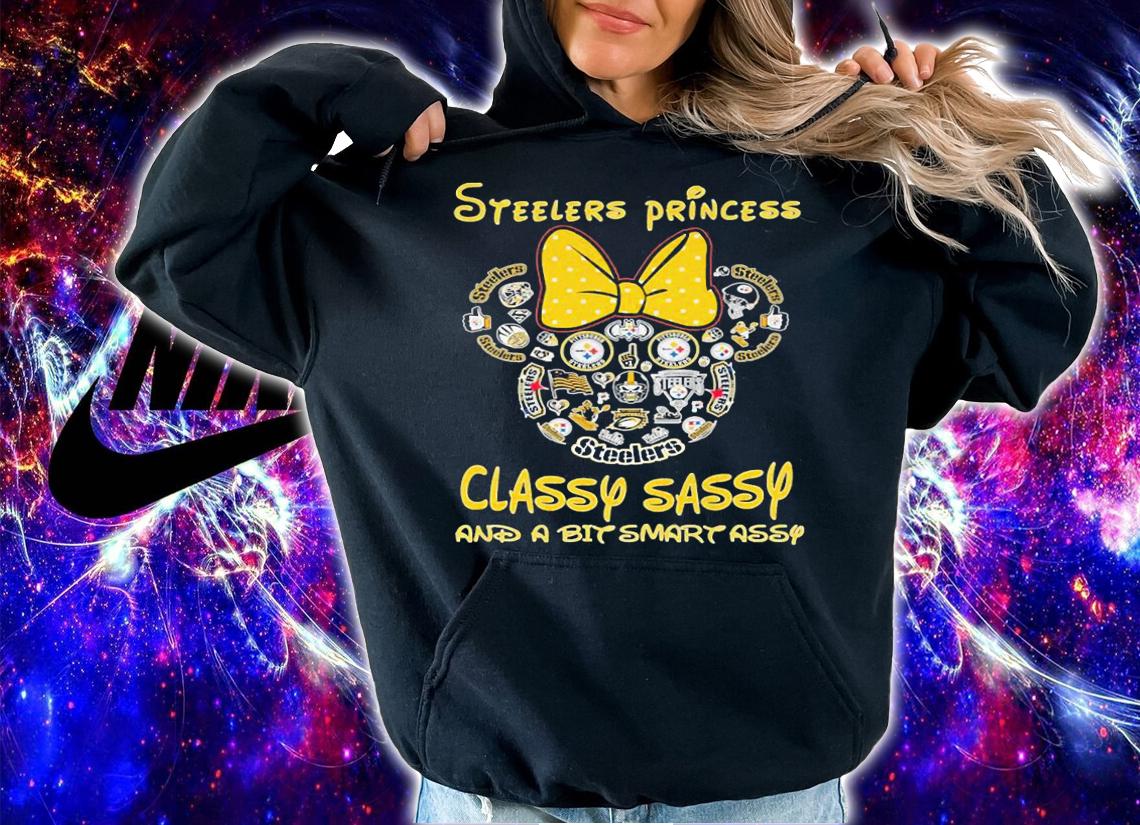 Minnie Mouse Pittsburgh Steelers Princess Classy Sassy And A Bit Smart Assy t-shirt hoodie