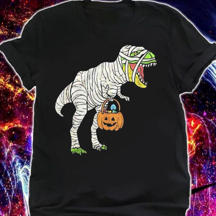 Mummy Pumpkin Dino Trick Treat Halloween Costume Boys Shirt t-shirt shirt