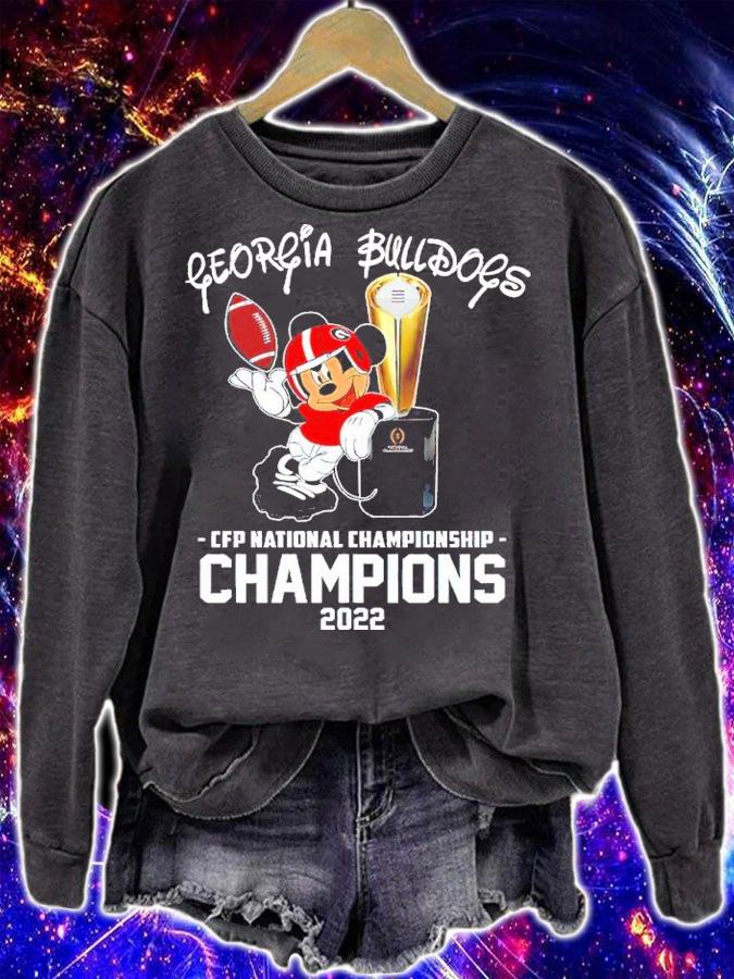 NCAA Mickey Mouse Georgia Bulldogs CFP National Champions 2022 Shirt t-shirt sweatshirt
