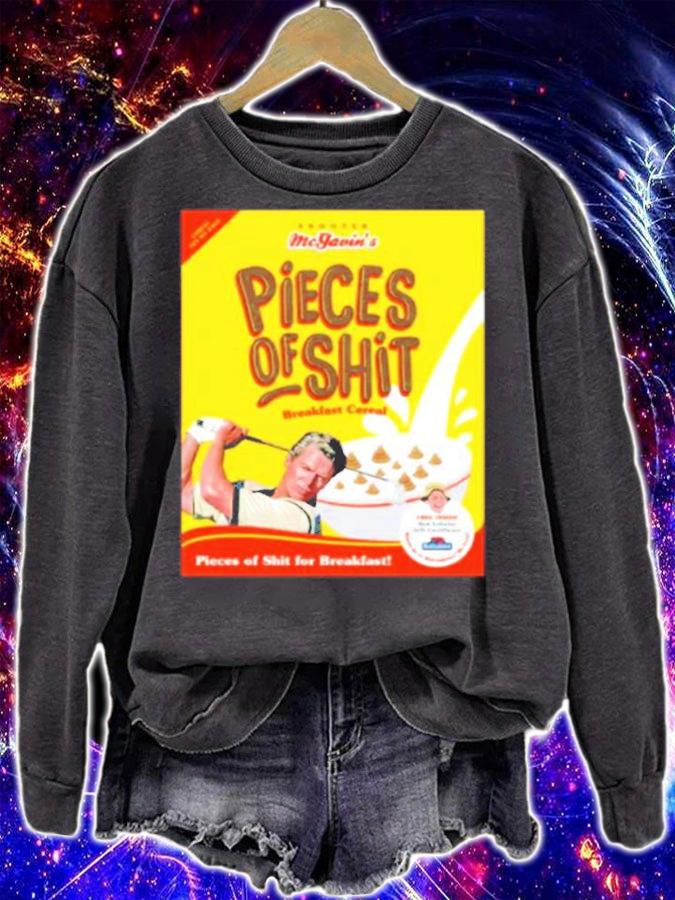 Shooter Mcgavin Pieces Of Shit For Breakfast Shirt t-shirt