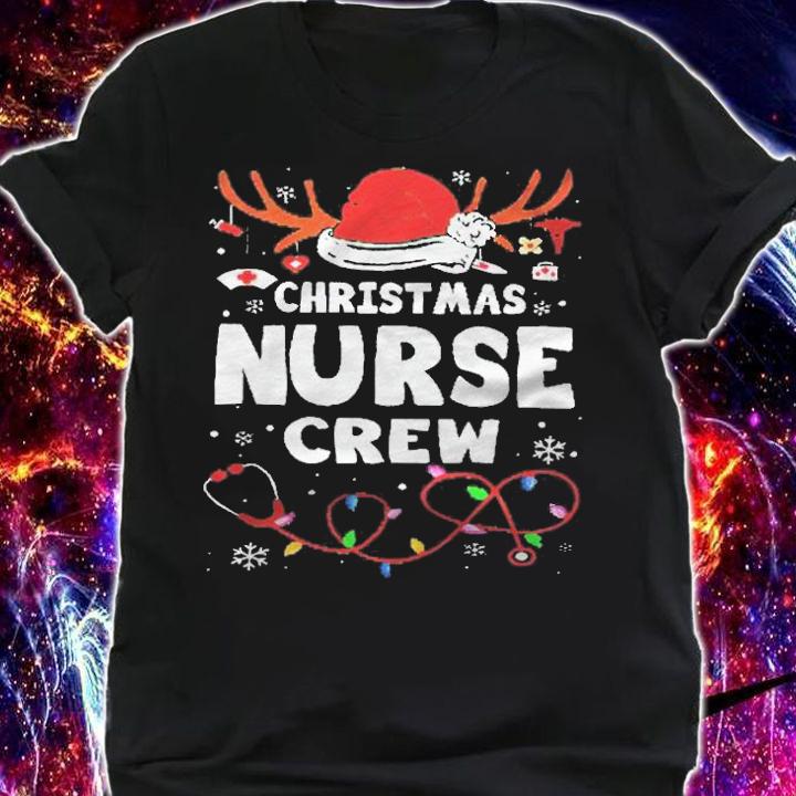 Christmas nurse crew T-shirt t-shirt