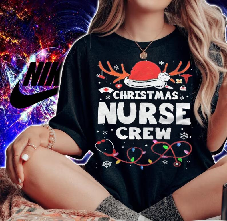 Christmas nurse crew T-shirt t-shirt