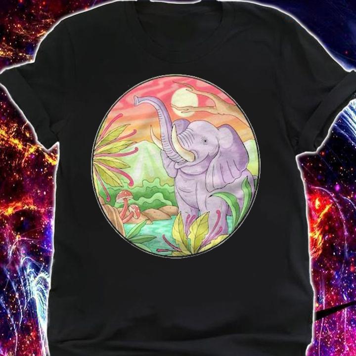 Elephant Is Bathing In The River Shirt t-shirt
