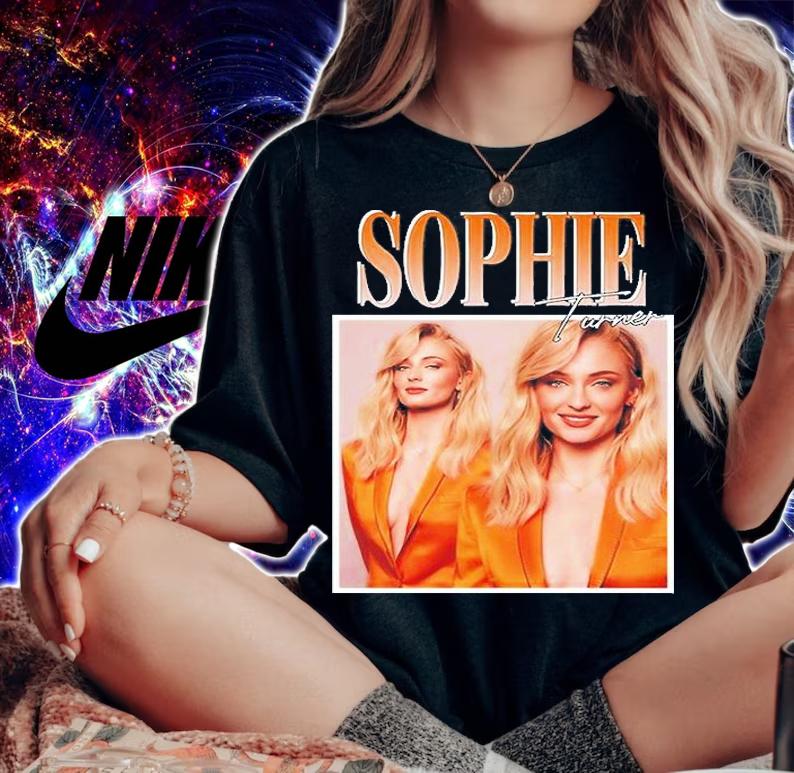 Sophie Turner Vintage 90s Bootleg T-Shirt t-shirt woman shirt