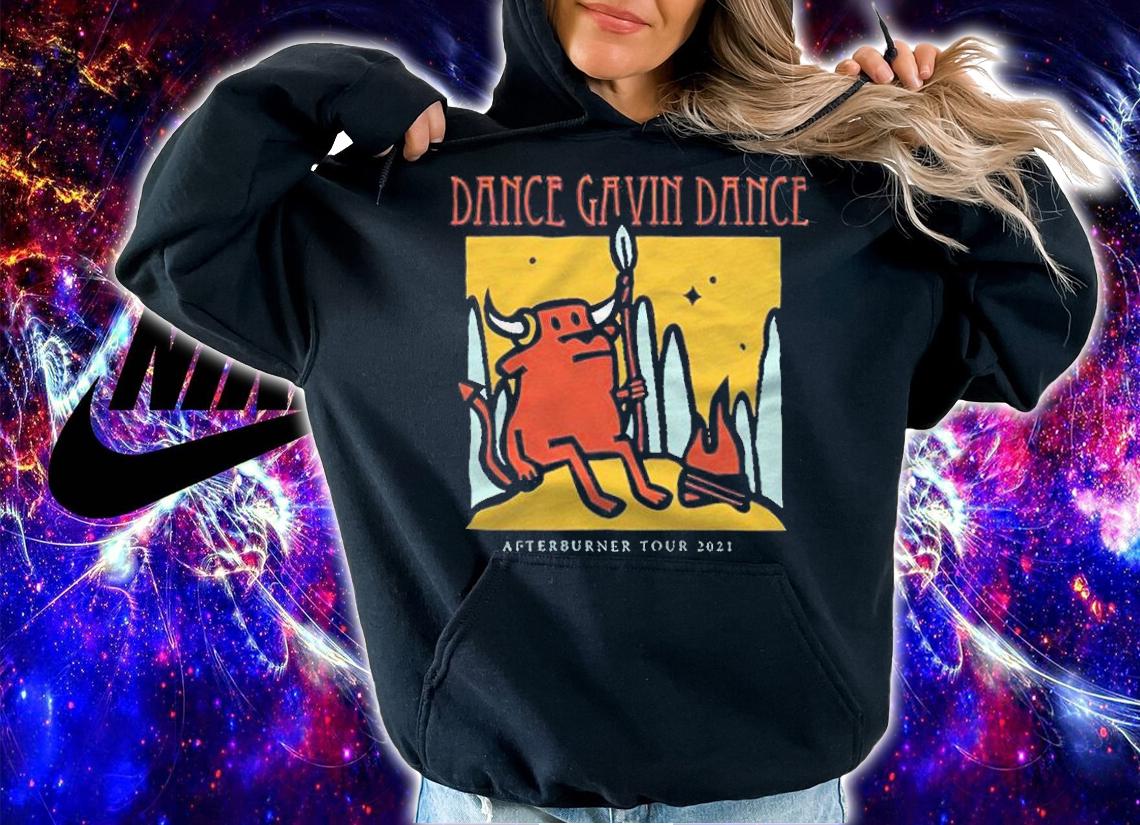 Dance Gavin Dance Afterburner Tour 2021 Campfire T-shirt t-shirt