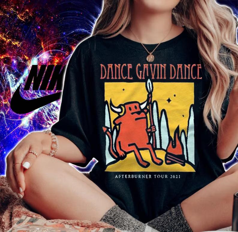 Dance Gavin Dance Afterburner Tour 2021 Campfire T-shirt t-shirt