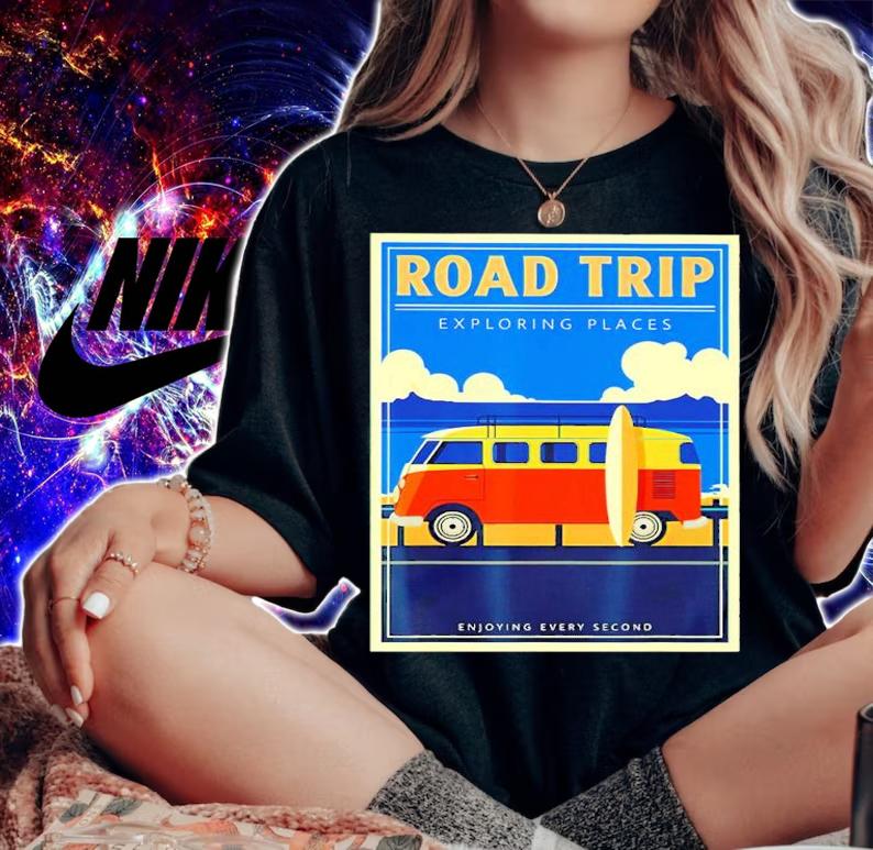 Enjoy every second of the road trip camper shirt t-shirt woman shirt