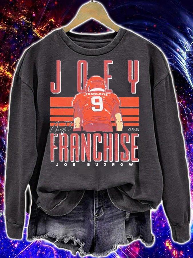 Joe Burrow Cincinnati Joey Franchise Football Shirt t-shirt sweatshirt
