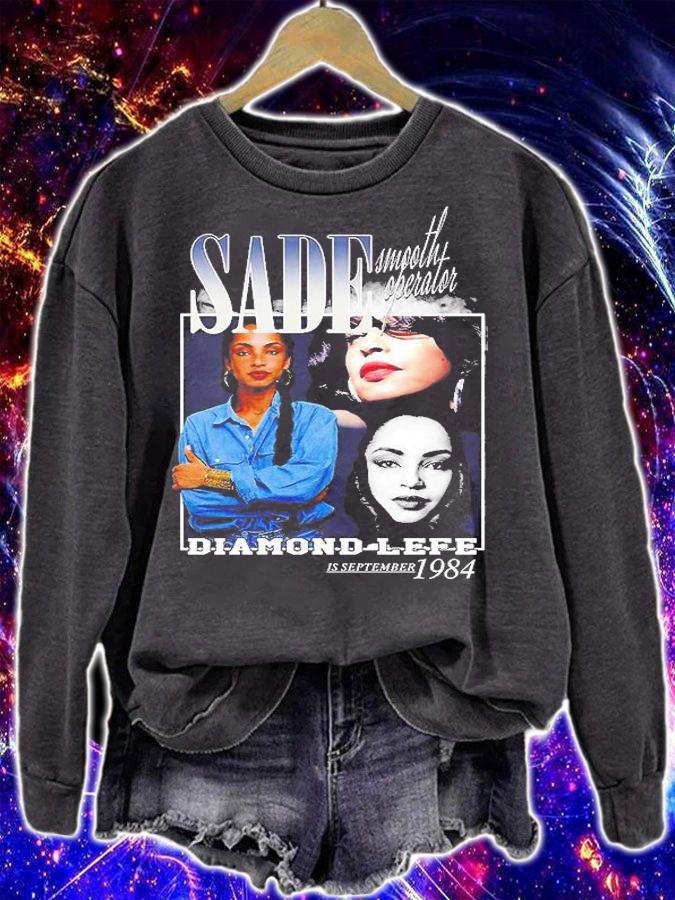 Sade Homage Singer Vintage Retro Adu T-Shirt t-shirt sweatshirt